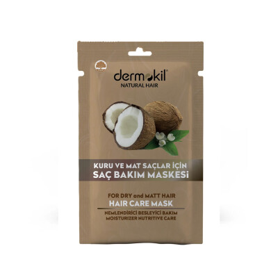 Dermokil Kuru Ve Mat Saçlar Için Kil Ve Hindistan Cevizi Yağı Saç Maskesi 35 ml
