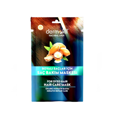 Dermokil Vegan Saç Bakım Maskesi Kil Argan Yağı Ve Bitkisel Keratin Bakım 3'lüsü Bakım