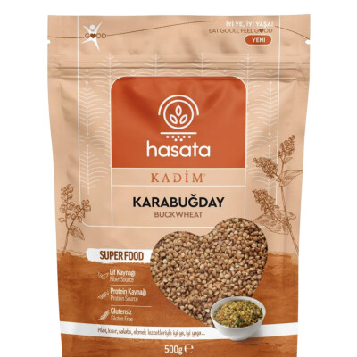 Hasata Karabuğday 500 gr. Glutensiz Superfood Aslını Korumuş Lezzetler Buckwheat