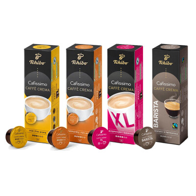 Tchibo Yumuşak İçin Kapsül Kahve Seti XL Caffe Crema Barista Sadece Tchibo Kahve Makineleri ile Uyumludur