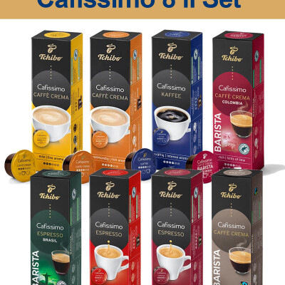 Cafissimo 8'li Kapsül Kahve Seti 8x10 Adet (80 Kapsül)